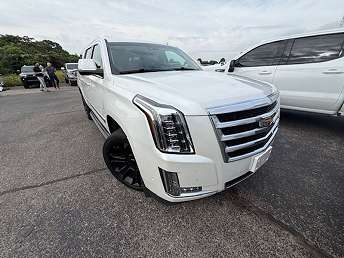 White Cadillac Escalade SUV 2018
