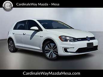 White Volkswagen e-Golf Hatchback 2016