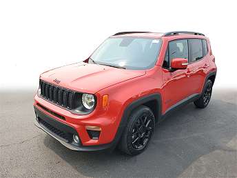 Red Jeep Renegade SUV 2020