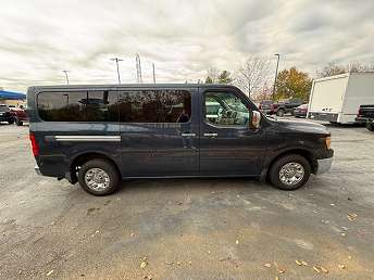 Blue Nissan NV Van 2016