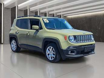 Green Jeep Renegade SUV 2015