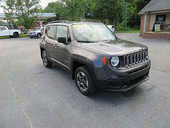 Gray Jeep Renegade SUV 2017