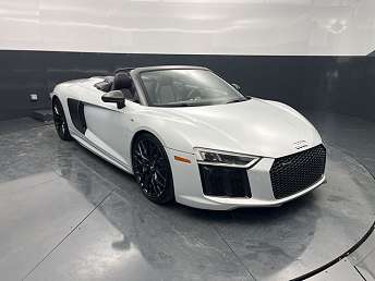 Gray Audi R8 Convertible 2018