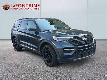 Blue Ford Explorer SUV 2023