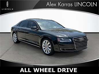 Black Audi A8 L 2016